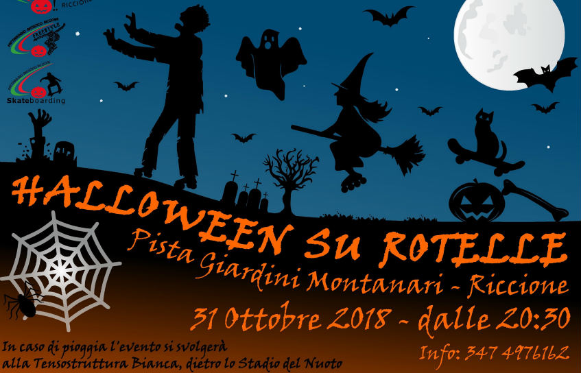 halloween su rotelle